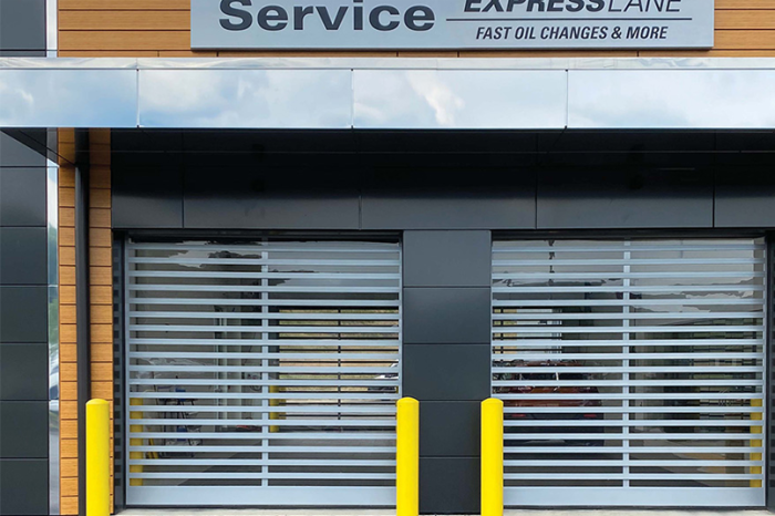 High Speed Exterior Full-View Metal Door - 999 - Image 1