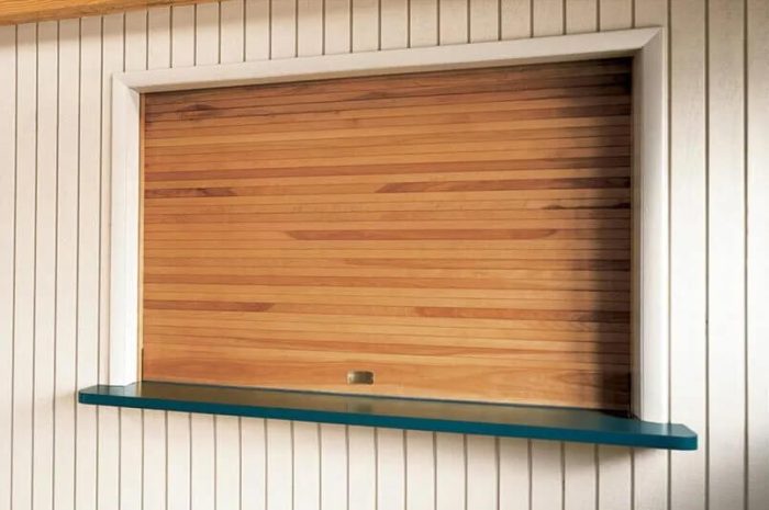 Wood Rolling Counter Doors - 665 - Image 1