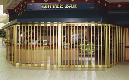 Side Folding Full Enclosure Security Grilles 675