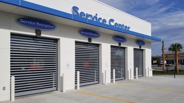 High Speed Exterior Full-View Metal Door - 999 - Image 2